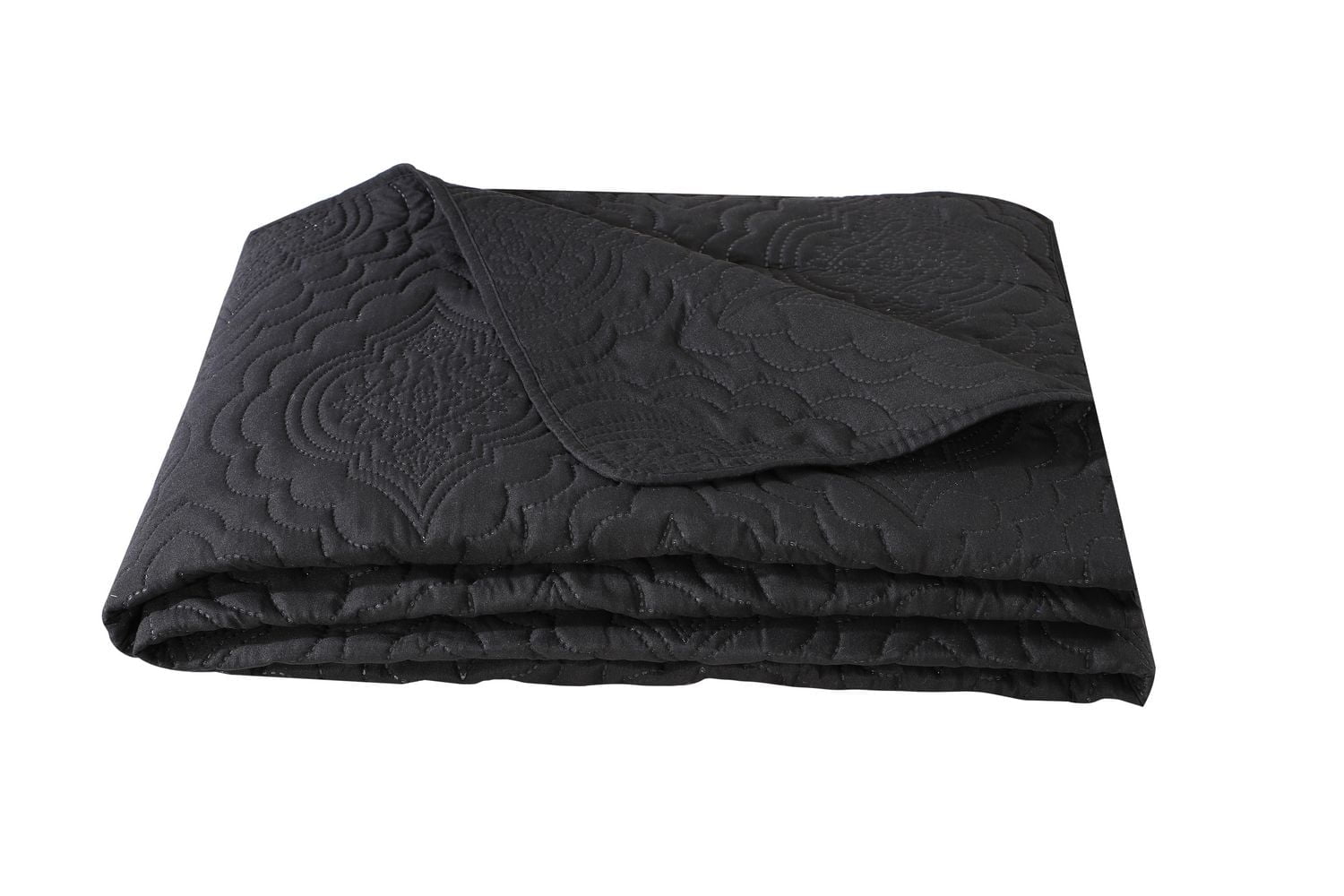 Marina Decoration Solid Embossed Pinsonic Coverlet Bedspread Bedding Ultra Soft Summer Quilt Set with Shams