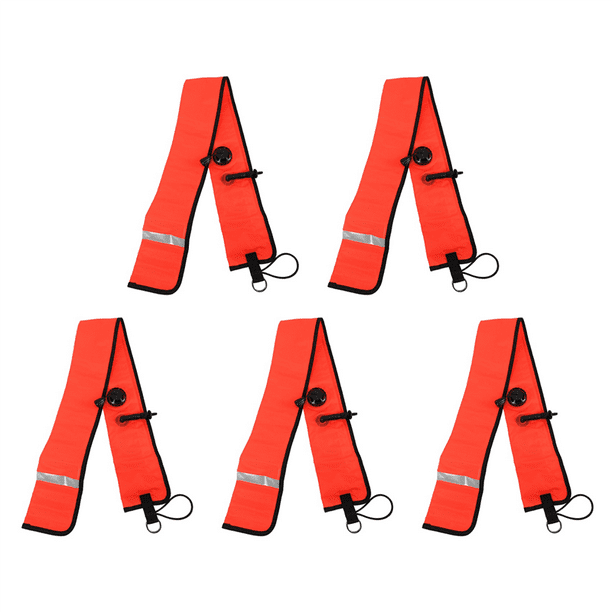 5X 1M Scuba Diving Inflatable SMB Surface Signal Marker Buoy Visibility