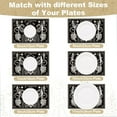 thumbnail image 5 of Black Placemats Set of 6 17.7x11.8 Inch Celtic Drakkar Aesthetic Table Mats Tree of Life Raven Dragon Washable Place Mats for Home Kitchen, 5 of 9