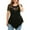 Black#3, variant on EGNMCR Womens Summer Tops Plus Size Fashion Lace Crew Neck Short Sleeve Solid Color Casual Loose Soft T-Shirt Pullover Blouse Tops Spring/Summer Sale Clearance