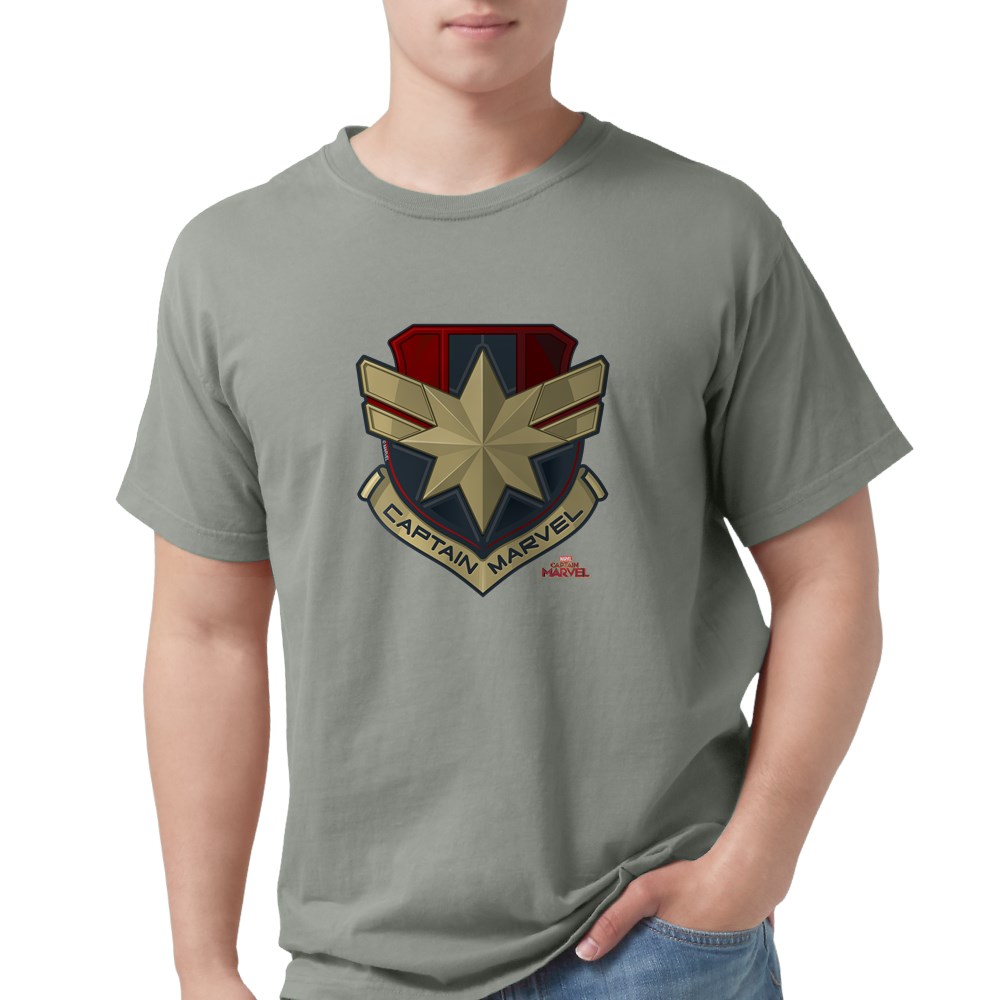 Cafepress Captain Marvel T Shirt Mens Comfort Colors Shirt