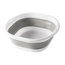 Foldable Bucket for Bathroom, Compact Wash Bucket for Sink, Indoor Outdoor Collapsible Bucket, Large Foot Buckets on Clearance