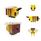 thumbnail image 3 of Figura de abeja amarilla de Minecraft de Mood Light, 13 cm de altura, 3 of 7