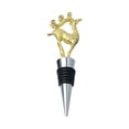 thumbnail image 1 of Snowman Santa Themed Bottle Stopper for Festive Holiday Kitchen Dining and Bar Use, 1 of 6