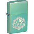 thumbnail image 1 of Zippo 46293 Zippo Badge Design High Polish Green Pocket Lighter, 1 of 7