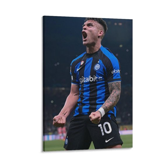 Lautaro Martínez 2 Wall Art Picture Painting Poster Canvas Print Posters Artworks Bedroom Living Room Decor 08x12inch(20x30cm)