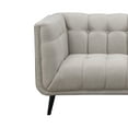 thumbnail image 6 of AC Pacific Mid-Century Modern Beige Living Room Loveseat, 6 of 7