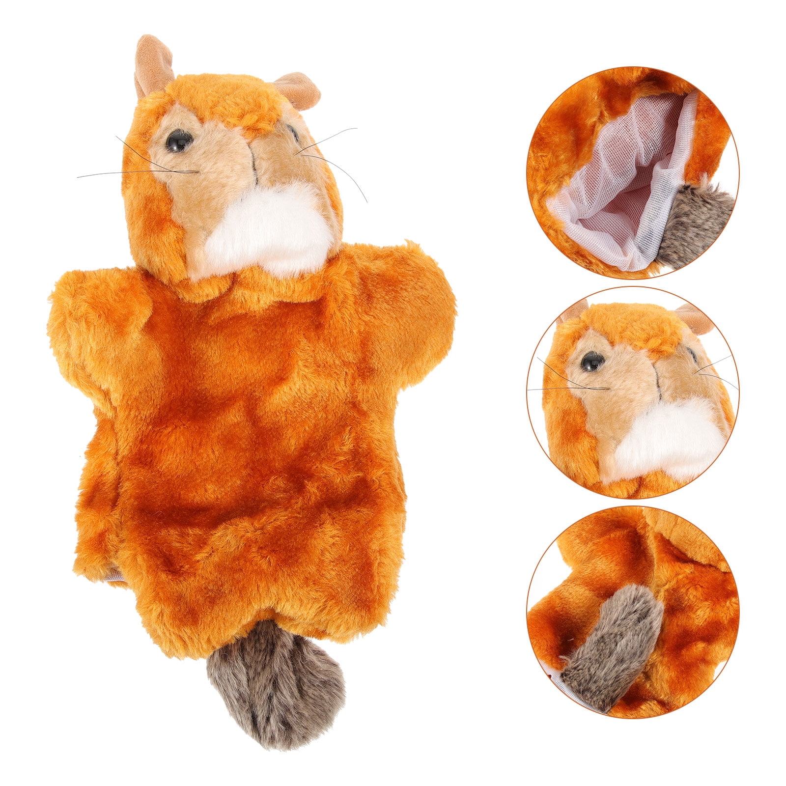 Marionnette écureuil à Main – Peluche Tout Douce Pour Histoires Et Spectacles De Théâtre !