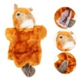 thumbnail image 2 of Shisuyan Squirrel Hand Puppet Plush Animal Toy Stocking Storytelling Toy Hand Puppet for Kids, 2 of 8