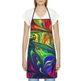 thumbnail image 3 of Disketp Pride Rainbow Kitchen Apron with adjustable Aprons for Women with Pockets Cooking Powder Pink Apron, 3 of 7