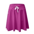thumbnail image 4 of Tumotour Swim Skirtr For Women Solid Liner Quick Dry Bathing Suit Swimsuit Bottoms With Zipper Pocket Swim Skirt, 4 of 9