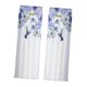 thumbnail image 2 of Cortina transparente con impresión digital de pájaros y flores para decoración de sala de estar 132x213cm, 2 of 9