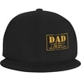thumbnail image 2 of Dad Est 2024 Hat Gifts for Dad Cap New Dad Gifts Father's Day Flat Bill Hat Trucker Baseball Cap for Men Women, 2 of 8