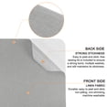 thumbnail image 4 of Uxcell Linen Fabric Patches Self-Adhesive Fine Linen Repair Tape for Linen Sofa Upholstery Furniture Pillow Clothing Grey 2Pcs, 4 of 6