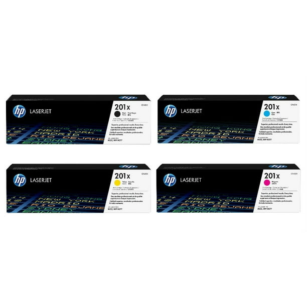HP 201X (CF400X, CF401X, CF402X, CF403X) Black/Cyan/Magenta/Yellow High ...