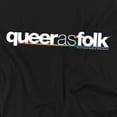 thumbnail image 2 of Queer As Folk T-Shirt Logo Unisex Graphic Tee For Men & Women, 2 of 7