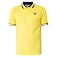thumbnail image 5 of Fila Faraz Tipped Rib Polo Shirt, Yellow, 5 of 5