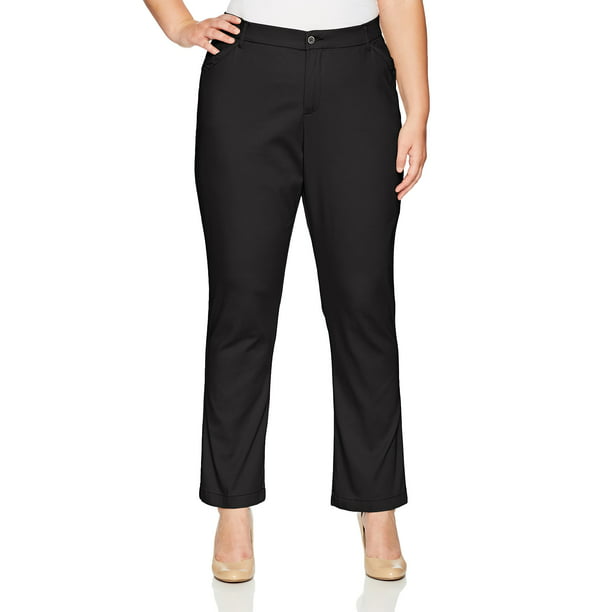 Womens Pants Jet Plus Casual Stretch Staight-Fit 16W - Walmart.com ...