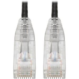 - Tripp Lite 6ft Cat6 Snagless Unshielded (UTP) Slim Network Patch Cable - Black