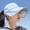 Sky Blue, variant on VLOOCKLW Sun Hats for Women Protection Sports ,Sunblock Hat with Ponytail Hole, Wide Brim UV Visor Hat