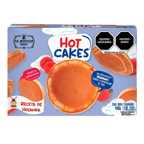 Hot cakes Le Moulin Bakery 10 pzas de 40 g c/u