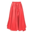 thumbnail image 2 of Rswnyirn Long Ballet Skirt Kids Girls Lyrical Praise Dance Skirt Modern Dance Costume Red 110, 2 of 4