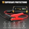 thumbnail image 5 of VTOMAN V8 Plus Car Jump Starter, 3500A Peak 12V Lithium Battery Booster Pack (9.0L Gas & 8.5L Diesel), Portable Jump Box (44.4Wh)with Jumper Cables, 5 of 8