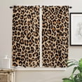 thumbnail image 3 of Leopard Print Cheetah Art Curtain For Living Room Kids Bedroom Kitchen Window Curtains Home Interior Drapes, 3 of 5