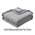 thumbnail image 3 of Temperature Regulating Blanket Cozival All Season Cooling Blanket - Double Cold Effect Quilt for Hot Sleepers, Lightweight Summer Comforter with Breathable Fiber Fabric, Summer Comforter, Light Ashy, 3 of 6