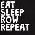 thumbnail image 3 of CafePress - Eat Sleep Row Repeat T Shirt - Men's Fitted T-Shirt, 3 of 4