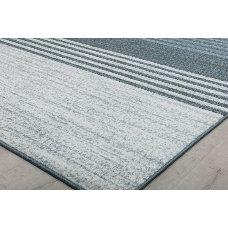 Rugs America Amabella IV20A Swiss Blue Abstract Vintage Gray