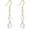 Pearl-Gold, variant on 925 Sterling Silver Pearl Dangle Earrings Three Pearls Drop Jewelry Birthday Gifts for Women
