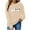 Khaki, variant on Halloween Womens Sweatshirts Crewneck Ghost Printed Shirts Fall Winter Long Sleeve Sweaters Casual Blouses Loose Fitting Hoodless Sweatshirt Pullover Top Halloween Costumes