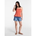 thumbnail image 3 of Time and Tru Women's Smocked Tank Top, Sizes XS-XXXL, 3 of 6