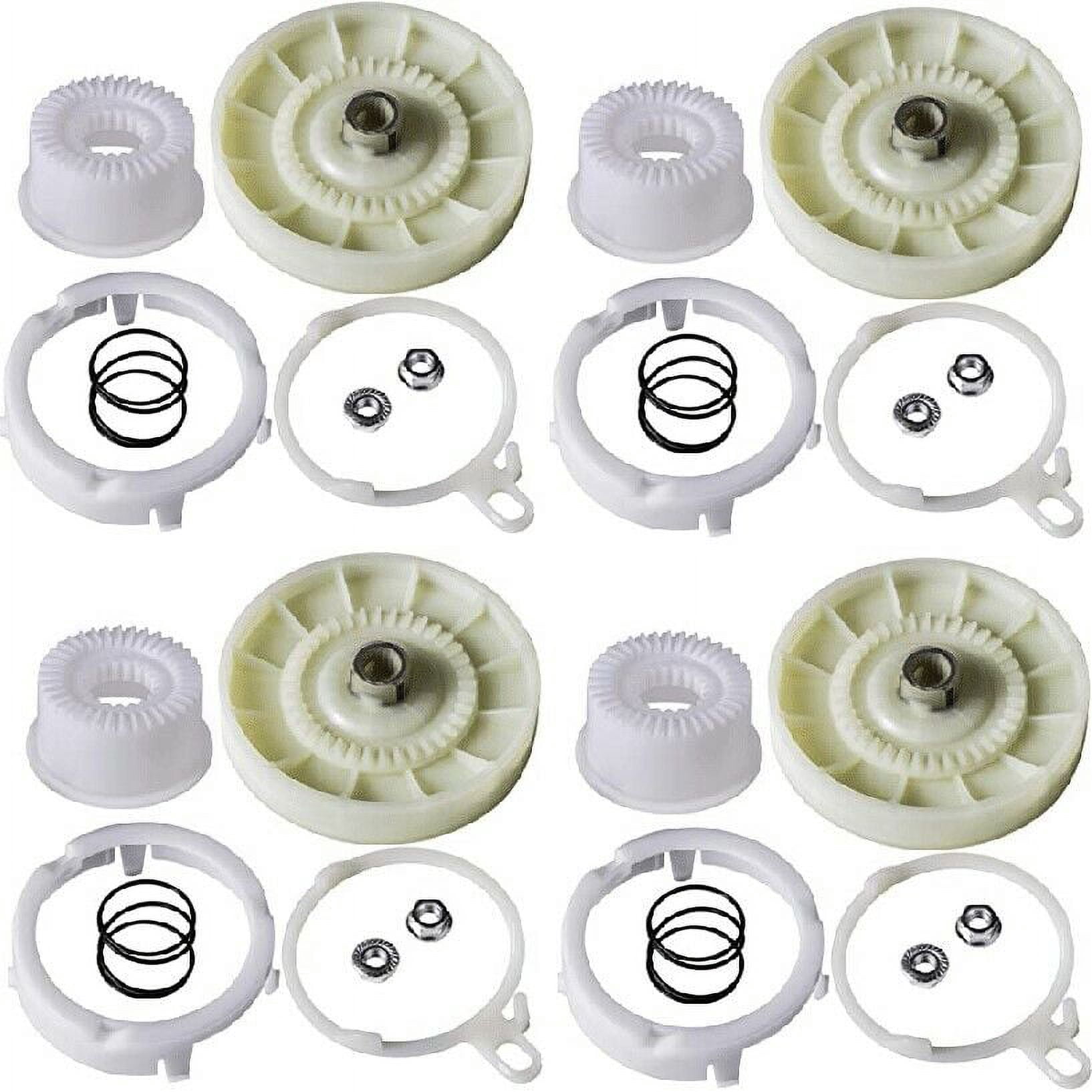 W10721967 Washer Pulley Clutch Kit For Whirlpool W10006356 AP4514410 PS2579377 - 4 Pack