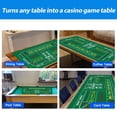thumbnail image 6 of GSE Games & Sports Expert 36"x72" Casino Craps Layout Felt. Professional Las Vegas Style Dice Game Mat for Casino Game Night, 6 of 6