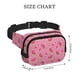 thumbnail image 4 of Fotbe Watermelon Cangurera Cuadrada con Estampado de Doble Capa, Bolsa de Cintura Ajustable Mini para Hombres y Mujeres, 4 of 9
