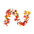 thumbnail image 2 of Vinas de hoja de arce simuladas | Giranda de ratán multicolor para otoño, Halloween, Acción de Gracias | Plástico duradero | 66,9 en longitud | Decoración interior al aire libre | Decoración festiva, 2 of 6