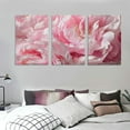 thumbnail image 3 of Nawypu Peonies Wall Art Pink Peony Wall Art Flower Rose Painting Wall Art Canvas Decor Pink Flower Poster for Home Abstract Floral Wall Art Posters Peony Wall Decor for Bedroom (Framed), 3 of 4
