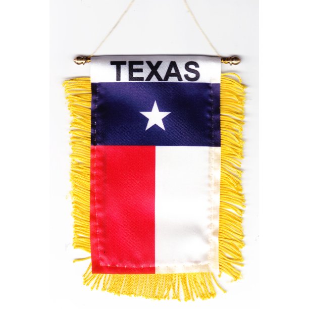 Texas Window Hanging Flag