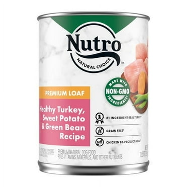Nutro - Kitchen Classics Premium Loaf Adult Canned Dog Food Family Dinner with Turkey, Rice & Vegetables - 12.5 oz.
