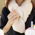 thumbnail image 4 of Bufanda de cachemira de moda para mujeres y hombres, chales y abrigos de invierno grandes, suaves y cálidos, regalo de Navidad de color sólido, 4 of 5