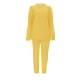 thumbnail image 3 of Women's pullover and pants, lining, wool neck sweatshirt, pajama set, 3 of 8