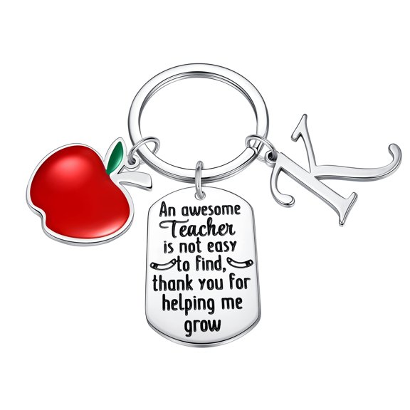 TINGN Teacher Gifts for Women Teacher Keychain Personalized Teacher Appreciation Gifts from Student for Women Thank You Gifts