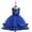 Blue, variant on Bnwani Girl's Skirts Toddler Girl Sleeveless Sun Dress Flowers Dresses Party Blue Dresses 6-7 T