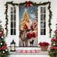 thumbnail image 5 of Decoraciones de Navidad Interior 35 X 71 Pulgadas Marco de Puerta de Navidad - Patrón de Santa Claus - Decoración de Puerta de Navidad - Decoración de Fiesta Del Festival, 5 of 6