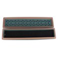 thumbnail image 1 of Quemador de incienso de ataúd de cerámica, alivia la presión, ahueca hacia fuera el quemador de caja de incienso Rectangular resistente al calor para meditación, 1 of 8