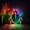 Color Flow Effect (76 modes), variant on Insect Led Light Box, Dimmable Neon-Like Light Signs USB Power for Wall Decor Bedroom Decoration, Static Light (WxH) 16"x17"