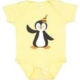 thumbnail image 3 of Inktastic Cute Penguin, Penguin With Party Hat Boys or Girls Baby Bodysuit, 3 of 5
