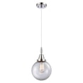 thumbnail image 5 of 447-1P-AC-G202-8 Innovations Lighting Beacon - 1 Light Cord Hung Mini Pendant-12.63 Inch Tall and 8 Inch Wide-Antique Copper Finish-Clear Glass Color, 5 of 7